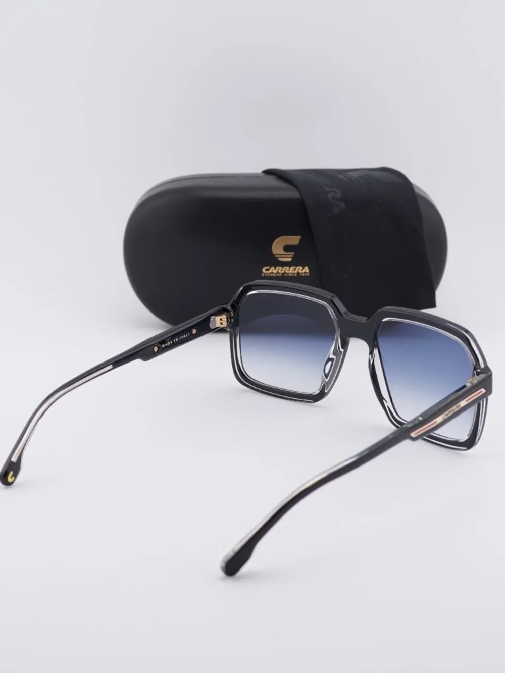 Carrera VICTORY C 08/S 07C5 08 Square Sunglasses - Black / Blue
